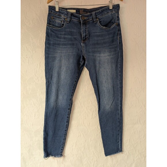 Kut from the Kloth Women's 10 Carlo Ankle Skinny Jeans Light Medium Wash - Picture 1 of 13